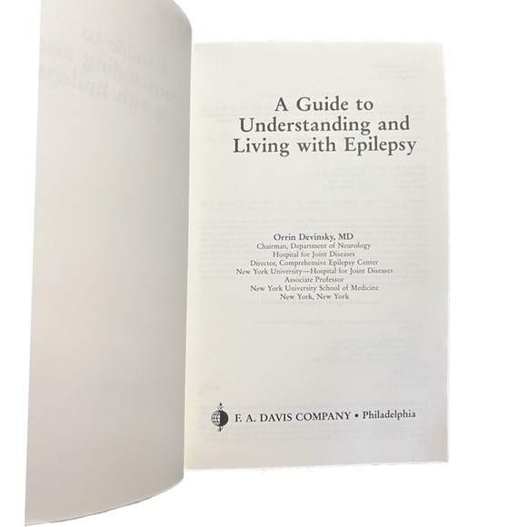 “Guide to Understanding and Living with Epilepsy” by Orrin Devinsky, MD - Picture 3 of 4